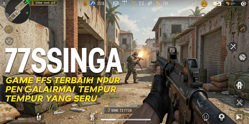 Tampilan gameplay 77SINGA dengan aksi tembak-menembak yang mendebarkan.