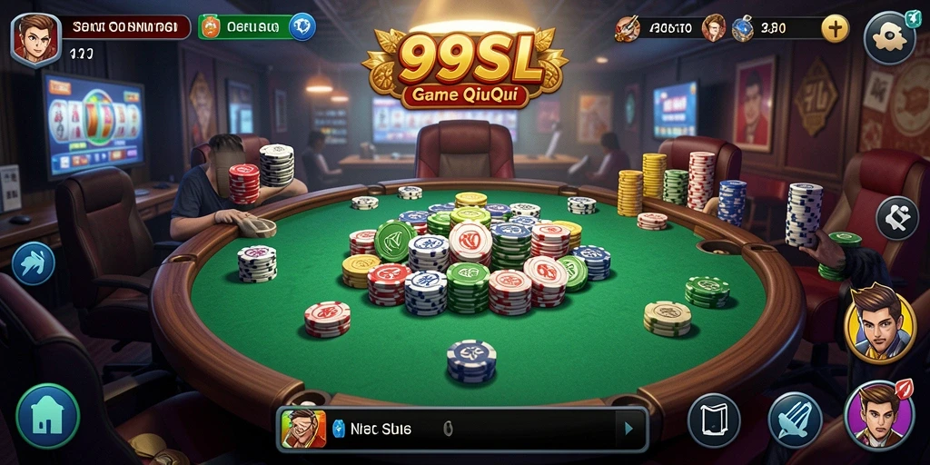 Gameplay QiuQiu yang seru dan menantang di 99SL.