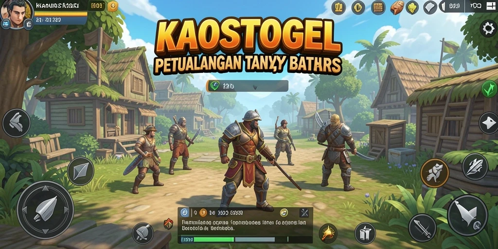 Tampilan gameplay menarik dari KAOSTOGEL di dunia terbuka.