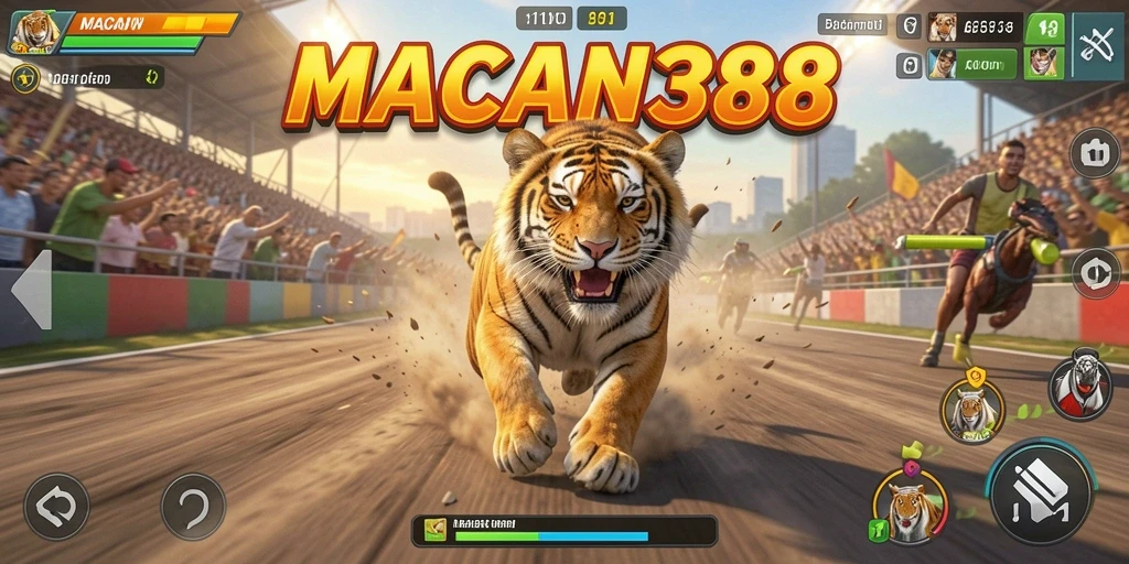 Tampilan intens dari balapan seru di MACAN388.