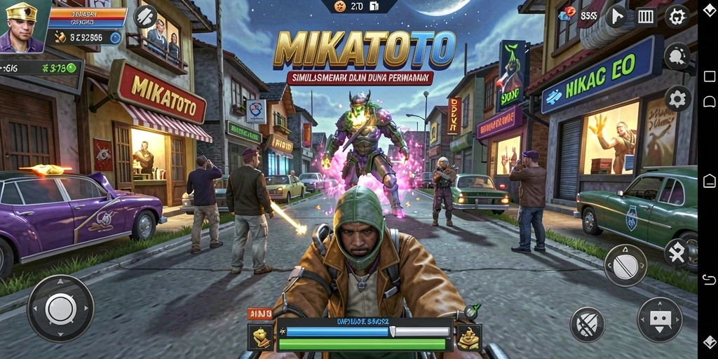 Tampilan gameplay MIKATOTO yang menawan dan interaktif.