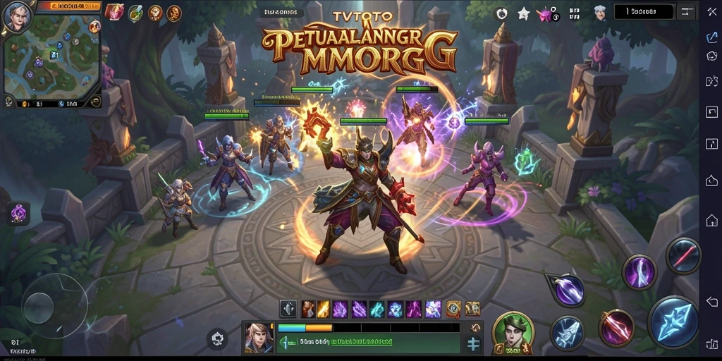 Screenshot menampilkan aksi seru dalam gameplay MMORPG TVTOTO.